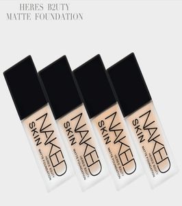 HEES B2UTY NAKED FINAL MATTE Fundação hidratante Fundação de vegetação à prova d'água Centening Hidratante OilControl 30ML7405470