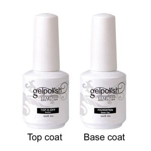 Vernação Top e Base Casat Transparent Unh Nail Gel Polish No penteado em gel acrílico de cola de cola não limpeza para primer7254798