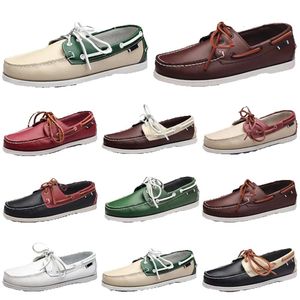 Casuals uomini bianchi Populari scarpe sier traspiranti tripli neri taupe mahoganys jogging marroni a piedi piatti morbidi da uomo morbido multielo sneaker esterno allenatore esterno s s s s s