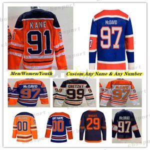Custom 97 Connor McDavid 2023 Heritage Classic Oilers Jersey Edmonton Leon Draisaitl Ryan Nugent-Hopkins Evander Kane Dylan Holloway Stuart