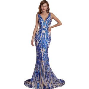 Vestidos de noite de decote em V Mermaid de lantejacos de lantejourios longos e elegantes vestidos de tule preto vestido de noiva com zíper de volta para mulheres para mulheres