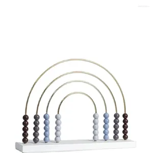 Decorative Figurines Modern Minimalist Creative Abacus Decoration Living Room Children Model Office TV Cabinet Decorations