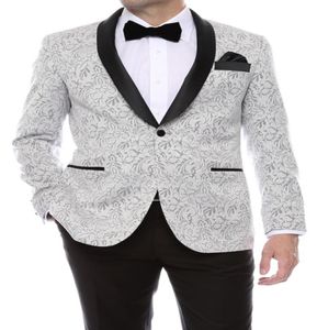 Gramercy Mens Silver Tapestry Super Slim Fit Groom Tuxedos 2021 Side Groomsmen Mens Wedding Prom Suits Custom Made Jacketpantst4226283