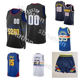 Mężczyźni kobiety młodzież Denvers''nugget''basketball 15 Nikola Jersey Jokic Jamal 27 Murray Michael 1 Porter Jr. Aaron Gordon Bones Hyland Kentavious Caldwell-Pope Bruce