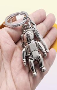 ashion New Stainless steel Spaceman Key Ring Luxury Designer keychain self defense High Quality Coin Purse Keychain Pendant Access6405910