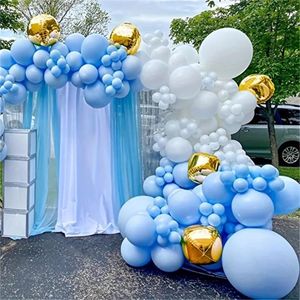 Party Decoration 127pcs Latex Balloons Suitable For Birthday Room Background Scene Arrangement D