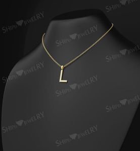 HBP fashion luxury Korean version simple micro inlaid zircon L letter necklace series net red versatile women039s love clavicle9665133
