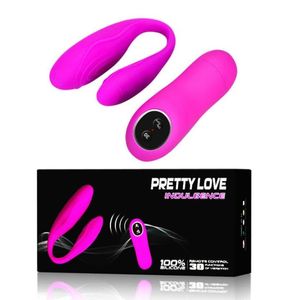 Ny Pretty Love Laddar 30 Hastigheter Silikon Trådlös fjärrkontrollvibrator We Design Vibe 4 Vuxen Sex Toy Vibrators for Women8628579