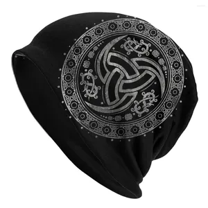 Berets Odin's Horn Silver Metallic Viking вымыл тонкие капоты на велосипедные черепа шапочки мужчина женские шляпы