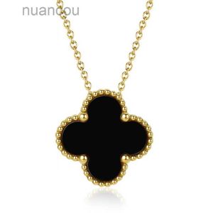 Pendant Necklaces Luxury Design Clover Pendant Necklace Earring Jewelry Set for Women Gift