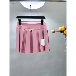Gym ubranie Koreańskie oryginalne golf damski krótka spódnica modna i sportowa plisowana anty blask w połowie