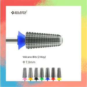 Bitar Wilson Volcano Bits (2 Way) Tools Nails Futters For Manicure Drill Bits Nails Accessories Ta bort Hard Gel Free Shopping