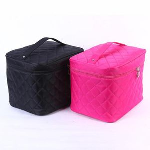 Bolsa de cosmética profissional acolchoada feminina Mulheres039s Bolsa de armazenamento de grande capacidade Bolsa de maquiagem de higiep 6407614