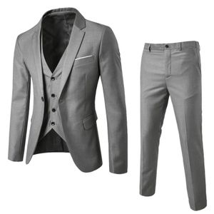 Uomini blazer 3 pezzi set di nozze 2 abiti eleganti giacche formali business di lusso pantaloni full gilet classici 240422