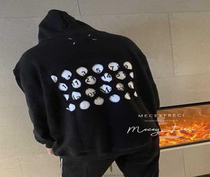 hollowed numeral MM Margiela out bodyguard worn destroyed and letter high street profile loose winter men039s Hoodie4334462