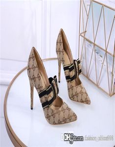أحذية خاصة جديدة من Horsehair للنساء أحدث أحذية فستان رسمية للأزياء الكلاسيكية مع الكعب العالي وأصابع القدمين مع Box4094240