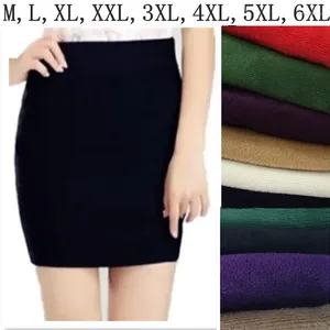 Skirts Autumn Winter High Waist Warm Thickening Women Sexy Short Office Lady Formal Pencil Vestidos Black Gray Red