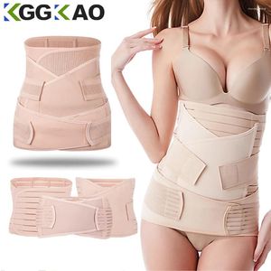 Taillestütze 3 In1 Korsett postpartale Bauchband Schwangere Frauen Bauchbeckengürtel Wrap Trainer Recovery Bandage Gurt Körper Shaper