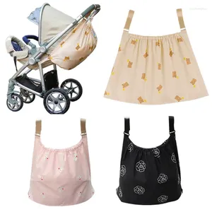 Stroller Parts Cartoon Baby Bag Children Cart Hanging Diaper Storage Universal Portable Pram Carriage Mommy