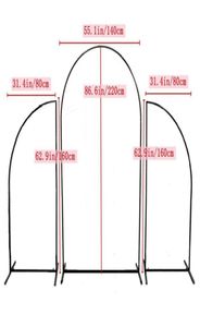 Украшение вечеринки 3 штуки Свадебная арка набор цветочных стендов на день рождения открытый шарик фон нерегулярной формы7380377