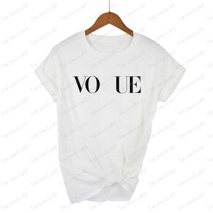 Mens t shirt designer för män kvinnor mode tshirt med vo*ue bokstäver avslappnad sommar kort ärm man tee kvinna kläder asiatisk storlek s-4xl 12 färg