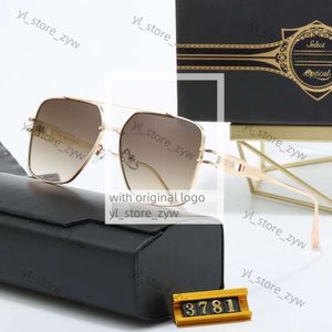 Dita Sonnenbrille Männer Vintage Pilot Sonnenbrille Square Frauen Sonnenbrillen Modedesigner luxuriöser goldener Rahmen Sonnenbrillen UV400 Gradient Dita Brille