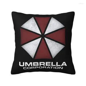 Pillow Vintage Umbrella Corporation Corp Case 45x45cm Bedroom Decoration Nordic Video Game Chair Square Pillowcase