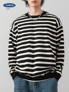 Os suéteres masculinos envernizam o pescoço redondo para os estilos de primavera e outono da marca American Trendy Brand Casual Bottom Sweater