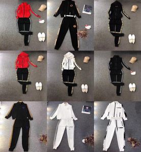Pants Marka Tasarımcı Ladies Spor Takım Sonbahar Modaya Manga Marka Avrupa Tarzı Gündelik Hardigan Uzun Longleeved Mektup Nakış Twopiec6010397