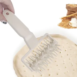 Baking Tools Household Dough Puncher Food-grade Materials Biscuit Pizza Bread Needle Durable Roller Lattice Craft Kitchen Accessorios