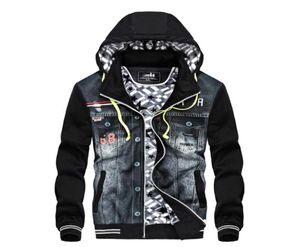 Men039s Jackets Denim Jacket Designer Fashion Cowboy Stitching Fleece Pat для мужчин Coats Plus Size Outwear BF89032813465