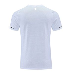 LL-R661 YOGA OUTFITジムTシャツエクササイズフィットネスウェアスポーツウェアトレーニングバスケットボールクイックドライアイスシルクシャツ屋外トップ