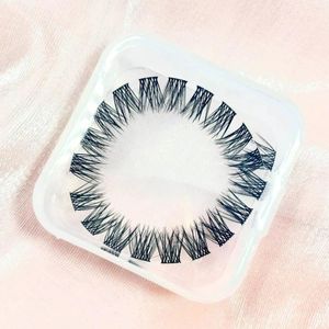 Falska ögonfransar 1 PC 10mm/12mm/14mm/16mm Lash Ribbon Cluster Lashes Diy Extension