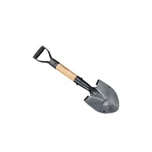 Digging Shovel Mini D Wood Handle Shovels Kids Trowel Waterproof Rustproof Garden Scoop Beach Camping Outdoor Small 240430