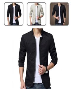 Men039s Jackets Casual Stylish All Match Formal Buttons Men Cockets для интервью4925690