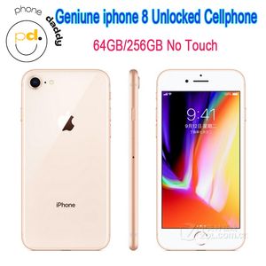 iPhone Original Unlocked iphone 8 Cellphone 4.7" Retina IPS LCD RAM 2GB ROM 64GB/256GB A11 4G LTE Smart Phone No Touch