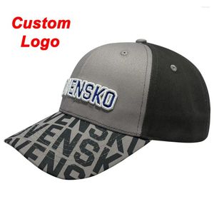 Ball Caps Custom Cap Futbol Kulübü Tenis Street Dans Fanları Snapback tam baskılı logo bitişik tek beden çoğu beyzbol şapkası