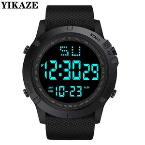 Wristwatches Mens Sports Digital es Big Dial Multifunctional Waterproof Military Sport Electronic Wrist for Man Kids H240504