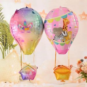 Party Decoration 1pcs Cartoon 4D Aluminum Film Animal Air Balloon Children's Birthday Kids Favor Toys Theme Supplies