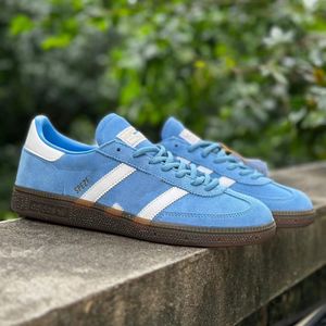 2024 HandBall Sam Bas Spzl Low Originals Shoes Blue White Designer Men Women Sneakers Casual Shoe Top Quality BD7632