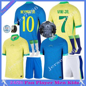 リチャリソン2024エンドリックカセミロブラジルサッカージャージ24 25 Camiseta Raphinha Paqueta Vini Jr Rodrygo Brasil Maillots Football Shit