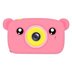 Mini Bear Câmera Infantil Câmera de Câmera Digital Photography Video Small SLR Gift Toy Câmera de desenho animado infantil