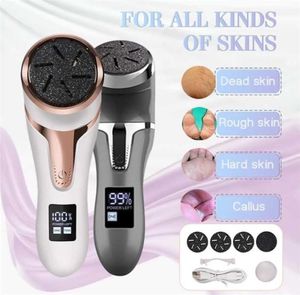 LED Pedicure Pedicure Foot Strinder Oczyszczający Plik przenośny CALLUS Remover Dead Skin Care Tools Trimmer Exfoliating Sander 2208194963