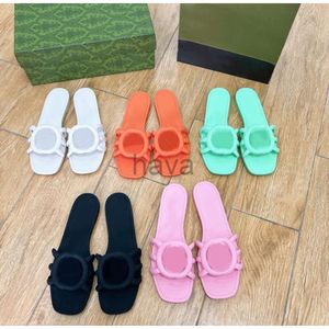 Designer brand sandals womens interlocking double letter slippers Sandale casual party fashion classic hollow out design with original box size 35-42