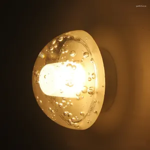 Lâmpadas de parede modernas Simples Crystal Lamp, corredor de estar à prova d'água ao ar livre, restaurante casual bar casual meteor