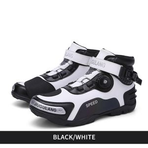 Novos sapatos profissionais de mountain bike de inverno andando de moto de couro, botas de corrida à prova d'água 001105941810