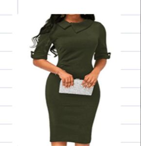 Ruffled Woman Half Sleeve Elegant Fashion Dress for Female Long Spring Summer Party Slim Fit Ziper Dress8481332