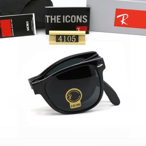Дизайнерские солнцезащитные очки мужчины женщины классический бренд ретро солнцезащитные очки складные и портативные роскошные дизайнерские дизайнеры рамки дизайнеры рамки солнечные очки стеклянные линзы