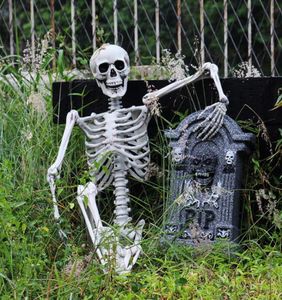 Halloween Prop Skeleton Full Size Skeleton Skull Hand Lifelike Human Body Poseable Anatomy Model Party Festival Decoration Y2010068453092