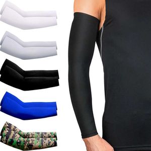 Maniche a braccio di maniche Nuova copertura del braccio per la protezione pratica estiva solare e raffreddamento in stile neutro Exposed Thumb Running Pesca per la pesca Outdoor Sports Q240430